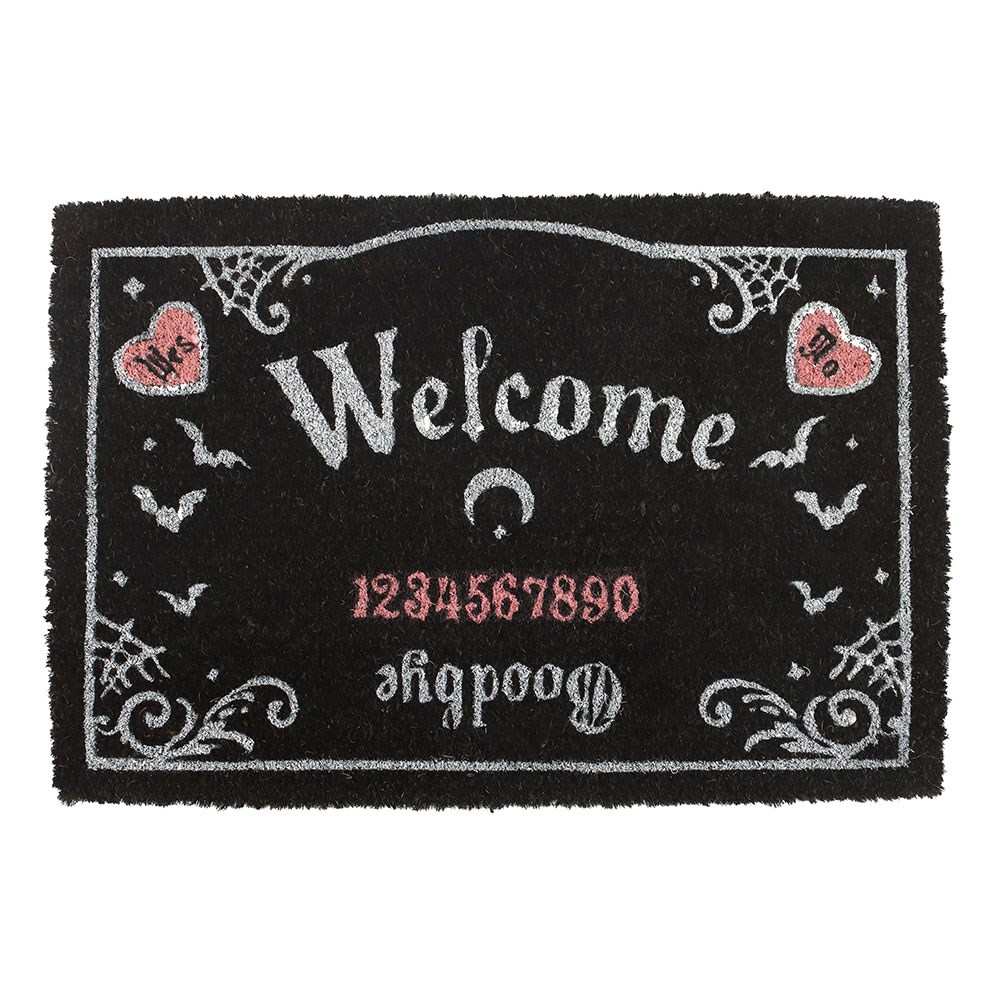 Something Different - Pink and Black Talking Board FuÃŸmatte - Mehrfarben
